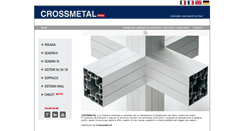 Desktop Screenshot of crossmetal.it